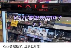 日妆品牌KATE好不好（KATE或将撤出中国线下渠道）